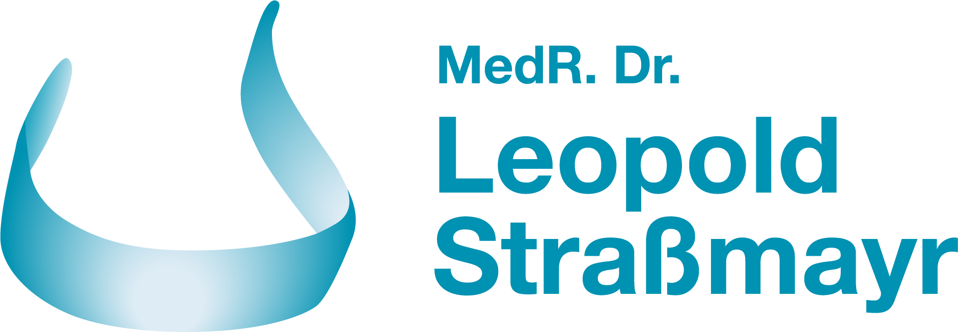 Dr. Leopold Straßmayr – türkises Logo